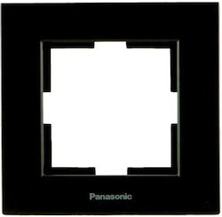 Единична Черна Рамка Panasonic Karre Plus