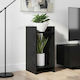 vidaXL Turn De Plante Din Lemn Negru 30x30x60 cm