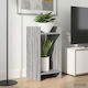 vidaXL Turnuri de Plante din Lemn Gri 30x30x60 ...
