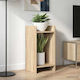 vidaXL Wooden Plant Towers 30x30x60cm 2 Pieces