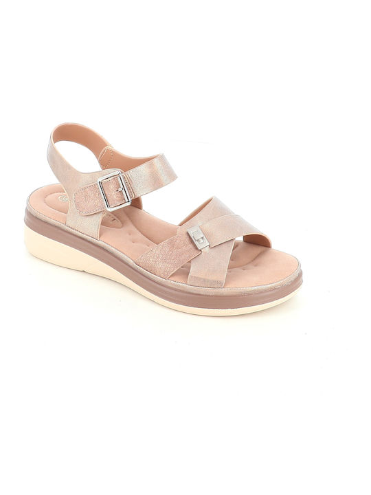 Summer Women's Platforms Beige 304/018-5_BEIGE