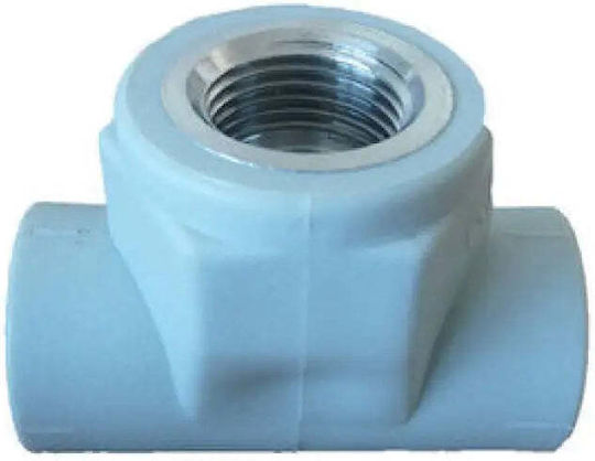 Ppr Tee Connector Female Thread 20x1/2 Aquasto