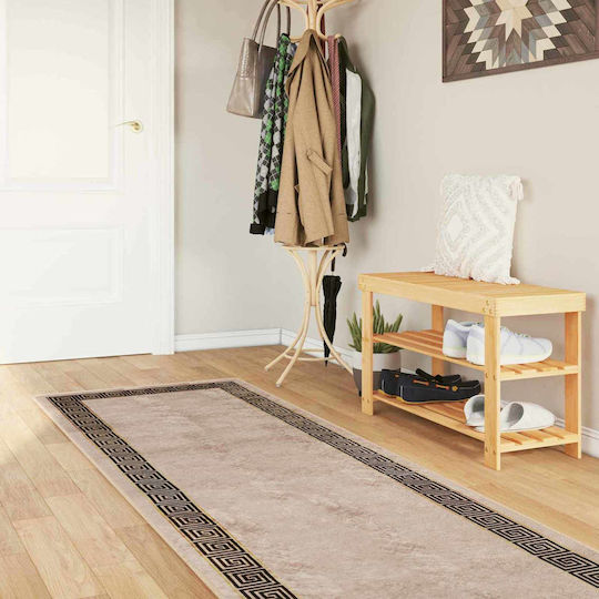 vidaXL Marsa Non-Slip Black Runner Rug 80x400cm
