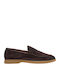 Leather Men's Loafers in Brown Colour