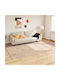 vidaXL Marsa Rutschfestes Rechteckiges Wohnzimmer Teppich Beige 190x300cm