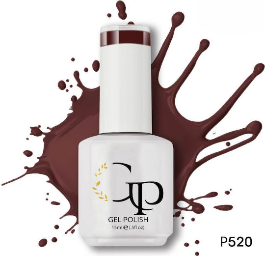 GP Trade Ojă Pentru Unghii Cu Gel P520 Cherry Beam 15ml