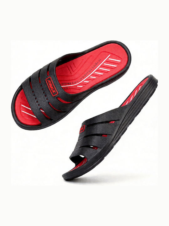 Jomix Men's Red Flip Flops