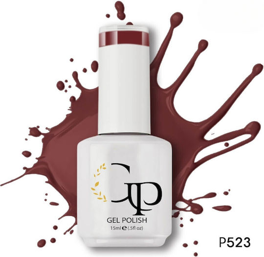 GP Trade Ημιμόνιμο Βερνίκι Νυχιών P523 dark cherry 15ml