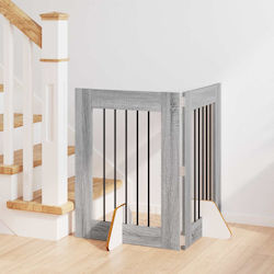 vidaXL Wooden Dog Divider with 2 Panels 120.5x3...