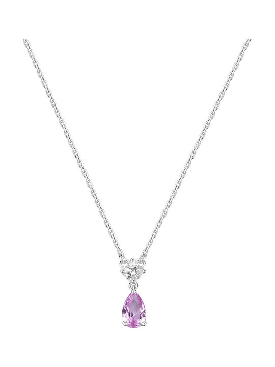Brosway Brosway Κολιέ aus Stahl mit Zirkon Rosa