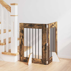 vidaXL Wooden Dog Divider with 2 Panels 120.5x3...