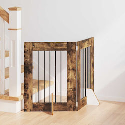 vidaXL Holz Teiler Hund mit 2 Paneelen 120,5x34...