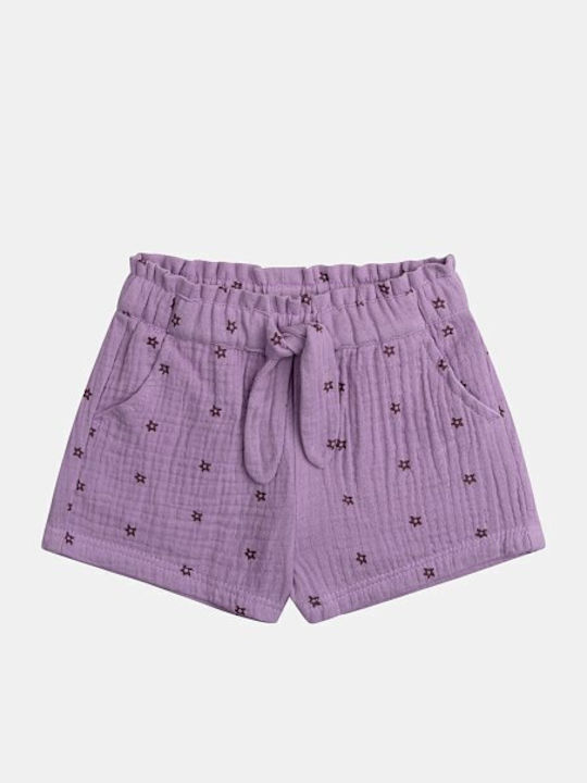 Kids Shorts Bermudas Fabric Purple