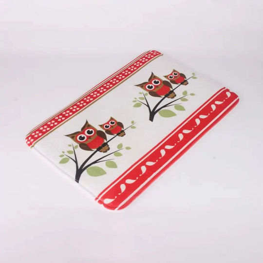 Inter Ceramic Πατάκι Μπάνιου Memory Foam Owl 50x80εκ.