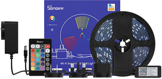 Sonoff Smart Ταινία LED Wi-Fi Μπαταρίας RGB Φως 5m