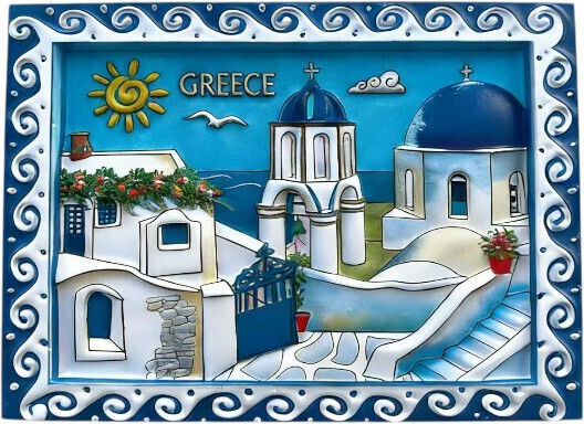 Tουριστικό Μαγνητάκι Souvenir Σετ 12pcs Greece 678517