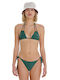 Set Bikini Τριγωνάκι με Αφαιρούμενη Ενίσχυση & Brazil Πράσινο