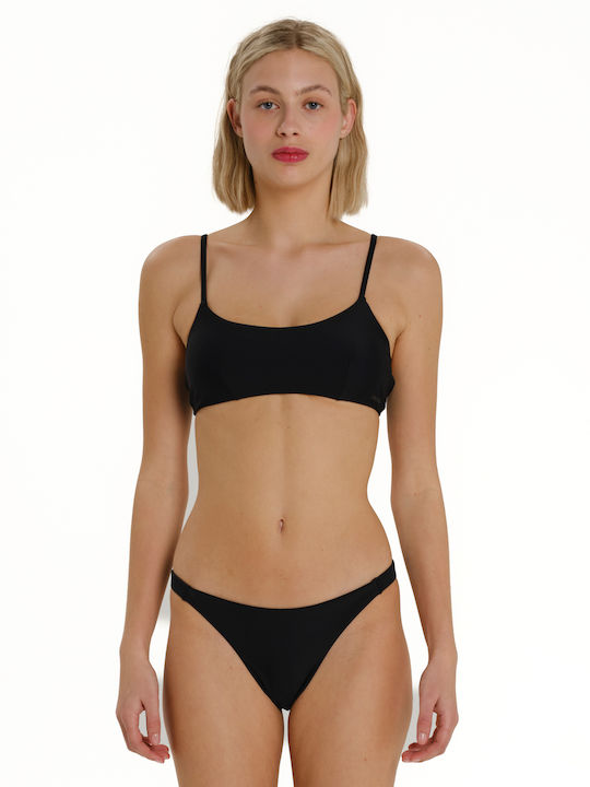 Set Bikini Cu Burete Detașabil Negru