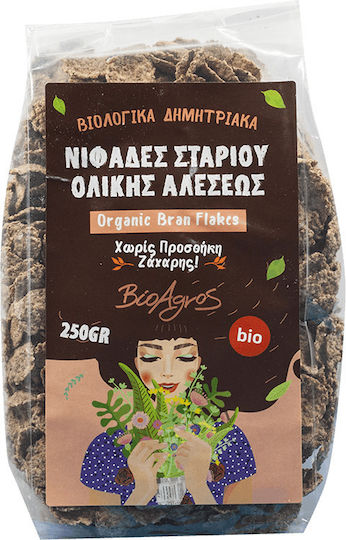 Βιο Αγρός Bio Νιφάδες Σίτου Ολικής Άλεσης 250gr