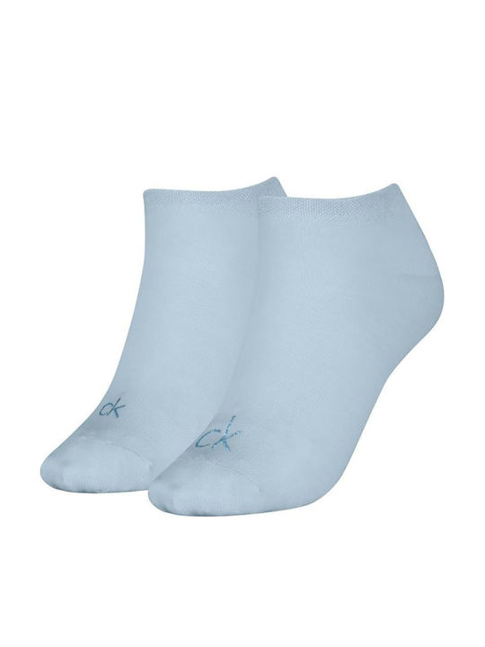 Calvin Klein Γυναικείες Κάλτσες Σιέλ 2Pack