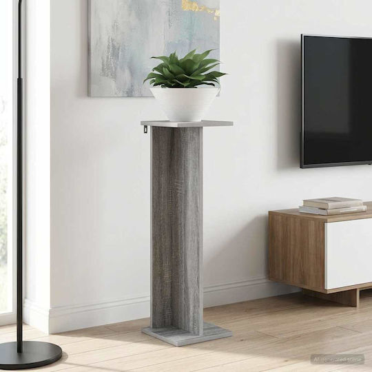 vidaXL Pflanzentürme Holz Grau 25x25,5x80,5cm 2 Stück
