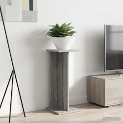vidaXL Gray Wooden Plant Tower 25x25.5x60.5 cm