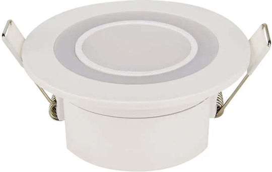 Horoz Electric LED Panel 5W με Φυσικό Λευκό Φως 4200K