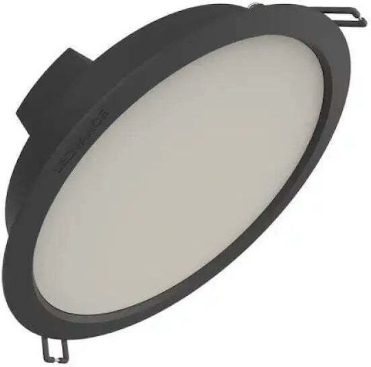 Ledvance Rundes Draußen LED-Panel 18W mit Kaltweißem Licht 6500K