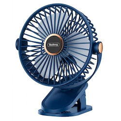 Mini Ventilator USB Type-C Rosberg R51760r 5 W 14 Cm 90 Minute Autonomie 5 Viteze Albastru Închis Mini Ventilator USB Type-C Rosberg R51760r 5 W 14 Cm 90 Minute Autonomie 5 Viteze Albastru Închis