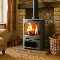 Charnwood Aire 7 Steel Wood Stove 7kW Gray