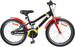 vidaXL 24" Παιδικό Ποδήλατo BMX Μαύρο