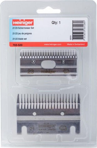 Heiniger Schafschere Klingen Set Für Pferde 21/23 Zähne