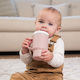Infantino Baby Cup with Handle and Straw Silicone Pink 260ml