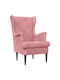 Sessel Samt Rosa 65x79x100cm