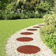 Step Stone 6 Pcs Red Ø 45 X 1.8 Cm Rubber 42030075 Red