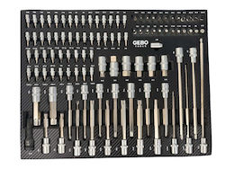 Set Trusă Biți Cu Cap Hexagonal 101 Bucăți Gebo Tools Set Trusă Biți Cu Cap Hexagonal 101 Bucăți Gebo Tools