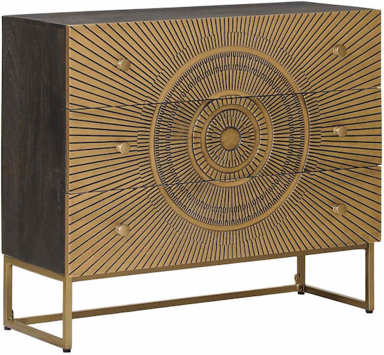 Μπουφές Ντουλάπι Ξύλινος με Συρτάρια 75x30x65cm Μπουφές Ντουλάπι Ξύλινος με Συρτάρια 75x30x65cm