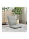 Multifunctional Bean Bag Chair Light Gray 46x50x61cm