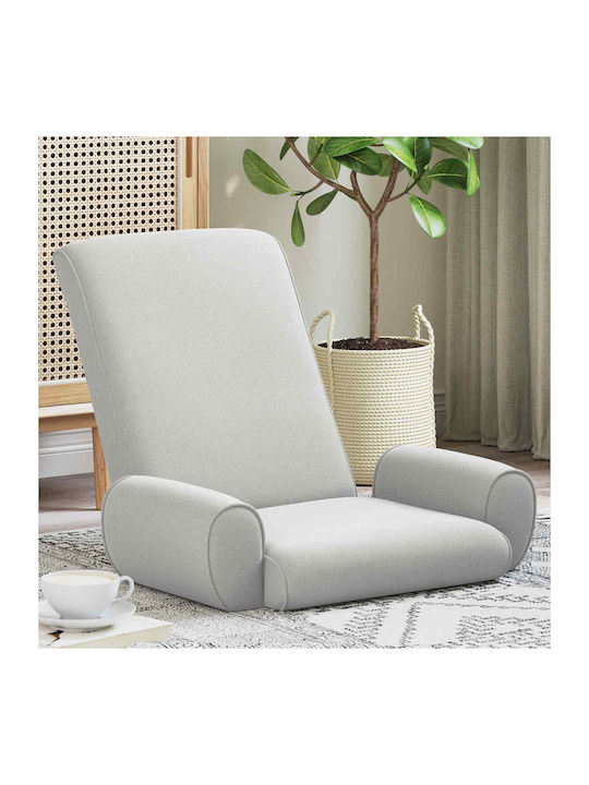 Vielseitiger Sitzsack Pouf Offenes Grau 68x51x56cm
