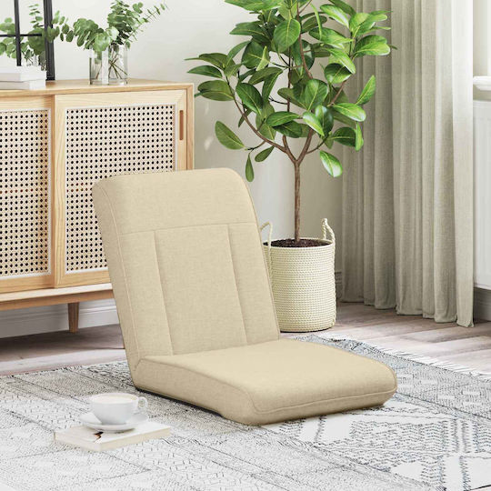 Multifunctional Bean Bag Chair Cream 50x73x60cm