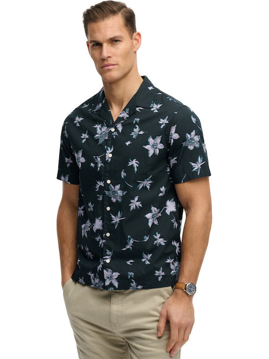 Superdry M D3 Ovin Short Sleeve Shirt Navy Blue