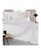 Guy Laroche Luna Κουβέρτα Πικέ King Size 260x250εκ. White