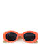 Moken Unisex Sonnenbrillen mit Orangefarbenem Rahmen MKNI07-CRL-BRW