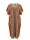 Mat Fashion Women's Multicolour Beach Caftan 0043.7542.N-animal-print
