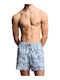 Men's Swimwear Bermuda Green with Patterns