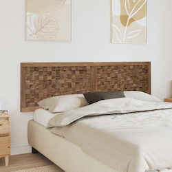 vidaXL Wooden Beige Bed Headboard 180x55cm