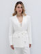Toi&Moi Women's Blazer White
