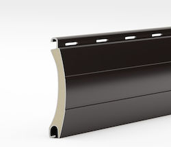 Set 5 Aluminum Slats 39 Mm Brown 1m