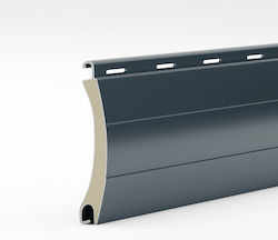 Set 5 Aluminum Slats 39 Mm Anthracite Gray 1m