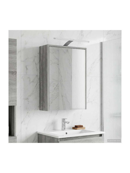 vidaXL Rectangular Bathroom Mirror Led with Cab...